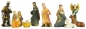 Preview: Traditionelles, handbemaltes Krippenfiguren-Set für Ihre Weihnachtskrippe 11-teilig mit einer Höhe von ca. 5 cm